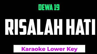 Dewa 19 - Risalah Hati Karaoke Lower Key -5