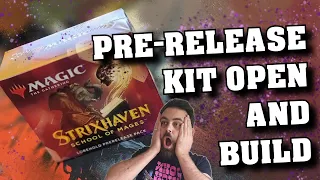 Strixhaven Pre-Release Sealed Pool - Booster Opening and Deck Build - MTG