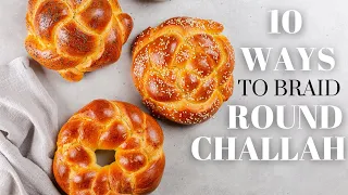 HOW TO MAKE A ROUND CHALLAH | THE MOST BEAUTIFUL & EASY ROUND CHALLAH FOR ROSH HASHANAH | FRUM IT UP