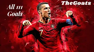 CRISTIANO THE GOAT RONALDO ALL 111 GOALS FOR PORTUGAL   2004 2021|1080P|720P HD 3