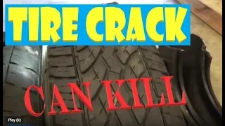 Tire Safety Check -  Don't Drive on Crack!