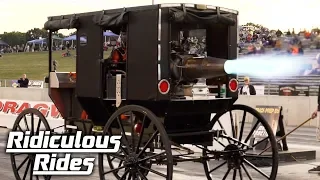 World’s First Jet-Powered Amish Buggy | RIDICULOUS RIDES