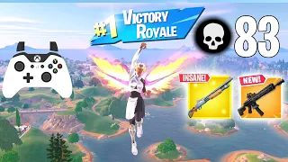 83 Elimination Solo Vs Squads Gameplay Wins (NIKE Fortnite Season 2 Xbox Controller)