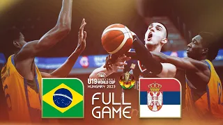 Brazil v Serbia | Full Basketball Game | FIBA U19 Basketball World Cup 2023