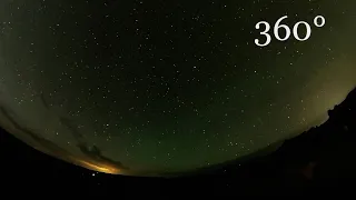 Vr 360 video of Night sky at arches national park