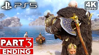 GOD OF WAR RAGNAROK ENDING New Game + Gameplay Walkthrough Part 3 Black Bear Armor [4K 60FPS PS5]