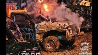 Superstock Demolition Derby Championship 15k to Win Full Size Big Cars Deadman Buried Alive 4