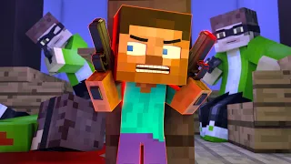 The minecraft life of Steve and Alex | The killer | Minecraft animation