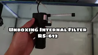 Unboxing Internal Filter RS-612 for small aquarium