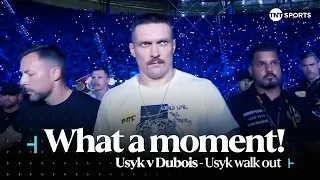 EPIC 😮‍💨 Unreal scenes For Oleksandr Usyk As He Makes His Ring Walk! 🇺🇦 #UsykDubois