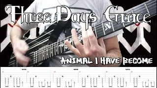 Three Days Grace - Animal I Have Become (Guitar Cover + TABS)