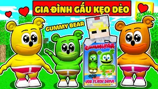 TÔ GÀ EM BÉ ĐƯỢC GIA ĐÌNH GẤU KẸO DẺO NHẬN NUÔI TRONG MINECRAFT*TÔ GÀ SỐNG CÙNG GIA ĐÌNH GẤU KEO DẺO