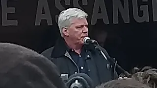 Julian Assange Parliament Square Kristinn Hrafnsson Speaks Truth to Power