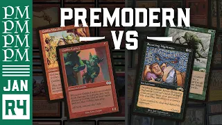 RG Goblins vs 5c Recurring Survival - Premodern MTG Tournament -  Round 4
