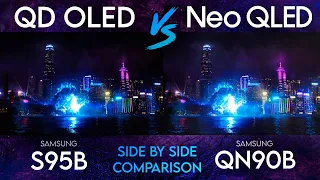 Samsung S95B vs QN90B | QD OLED vs Neo QLED TV Comparison