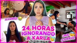 24 HORAS IGNORANDO A MI HERMANA @KarlaBustillos *No pensé que me haría esto* 😭💔 Karen Bustillos