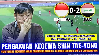 🔴 GAK PERNAH SEMARAH INI !! Shin Tae-yong Nekat NGOMONG GINI Usai Ernando Blunder & Timnas Kalah 2-0