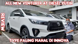 Type Tertinggi dari Kijang Innova |All New Venturer AT Diesel Putih 2022 |Toyota Medan 085362072000