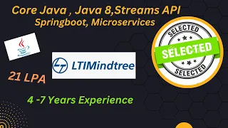 Java Springboot Microservices Interview Questions | LTIMindtree Java Interview #java #ltimindtree
