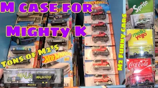 Tons of M case Hotwheels, Awesome New M2 Haulers, plastic & paper carded! plus tons more!