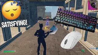 SteelSeries Apex Pro TKL 😴 Satisfying ASMR Chill 😍 Smooth Fortnite Tilted Towers Gameplay 360FPS 🏆