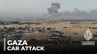 Gaza city car attack: Israeli strike kills six, including children