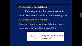 2.7. Competitive Learning Rule in ANN