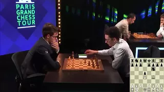 Magnus Carlsen Vs Fabiano Caruana || Blitz Chess Video's 2017 Paris