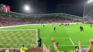 Brentford vs Arsenal 13th August 2021 Cracking Atmosphere