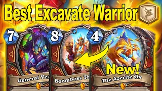 My Best Excavate Warrior Deck After NERFS Is Super Fun At Showdown in the Badlands | Hearthstone