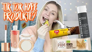 TIK TOK HYPE PRODUKTE im LIVE TEST! Top oder Flop? Paula's Choice, Kinder Bueno Dupe, Pam Riegel 😍