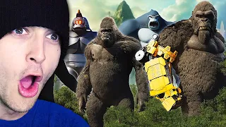 Reacting to the EVOLUTION of KING KONG!