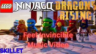 LEGO NINJAGO Dragons Rising Season 2 Feel Invincible (Skillet) Music Video