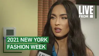 Megan Fox Says Boyfriend MGK Has "Elevated" Her Style | NYFW | E! Red Carpet & Award Shows