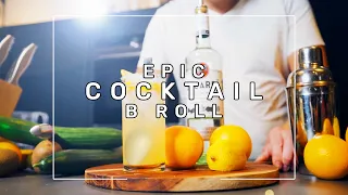 Epic cocktail B ROLL | Jamers Matthews & Daniel Schiffer inspired