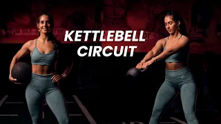 20 min Kettlebell Workout For Fat Loss | Full Body, Circuit Training