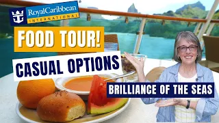 BRILLIANCE OF THE SEAS Buffet & Free Dining Tour | Royal Caribbean