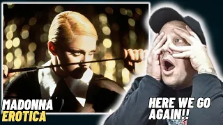 Here We Go Again! | MADONNA | Erotica [ First Time Reaction ]