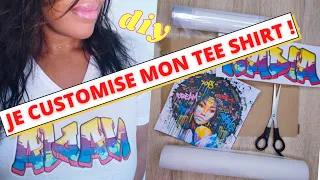 Je Customise mon Tee Shirt avec un Fer a Repasser !