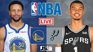 Golden State Warriors vs San Antonio Spurs NBA Live Scoreboard today 2024