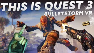 Bulletstorm VR Quest 3 First Impressions! | This New VR Game is BRUTAL...