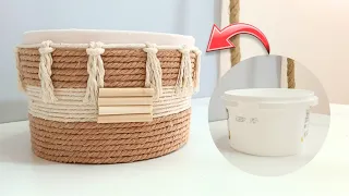 MODERN IDEAS FROM PLASTIC BUCKET AND LEFTOVER MATERIALS WITH YOUR OWN HANDS! DIY🤩