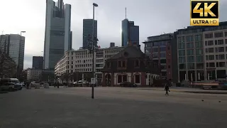 [ 4K ] Frankfurt Main Shopping District (Zeil) During Lock-down