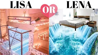 LISA OR LENA 💖 [Most Beautiful Bedrooms & Pools EVER] #89