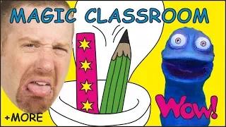 Magic Classroom Objects + MORE Stories from Steve and Maggie with Bobby | Wow English TV