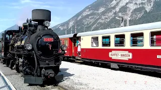 Dampf im Zillertal Bahn 2019.