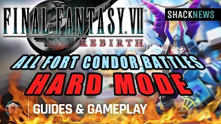 All Fort Condor Battles *HARD MODE - Final Fantasy 7 Rebirth