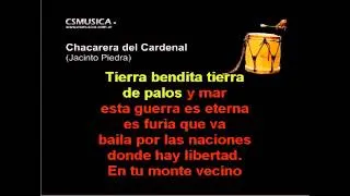 Folklore   Chacarera del Cardenal   Karaoke