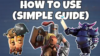 How to PEKKA BRIDGESPAM (Dark Prince) Simple Guide (Clash Royale)