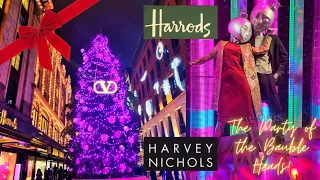 A London Vlogmas! Day 3: Walking in a Luxury Shop Wonderland! Harrods & Harvey Nichols!